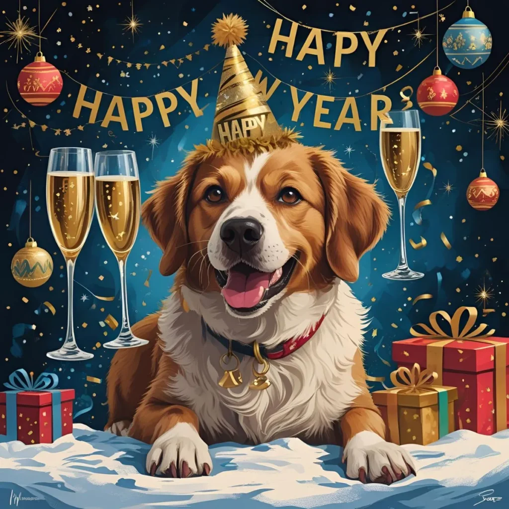 Dog New Year Puns