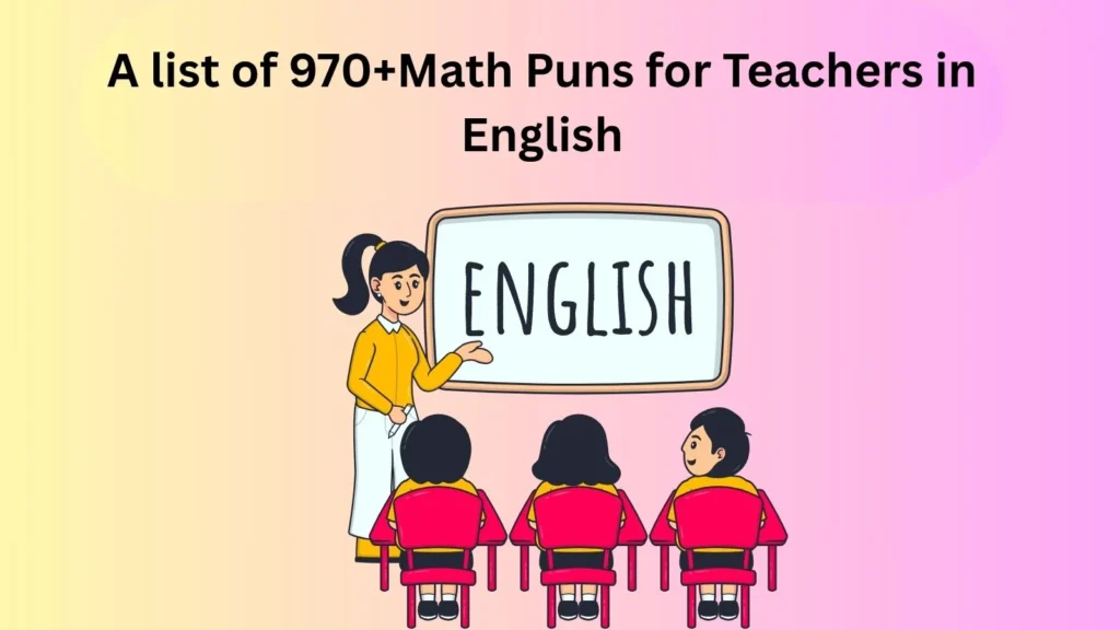 Math Puns for Teachers