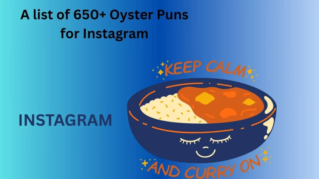 Oyster Puns for Instagram