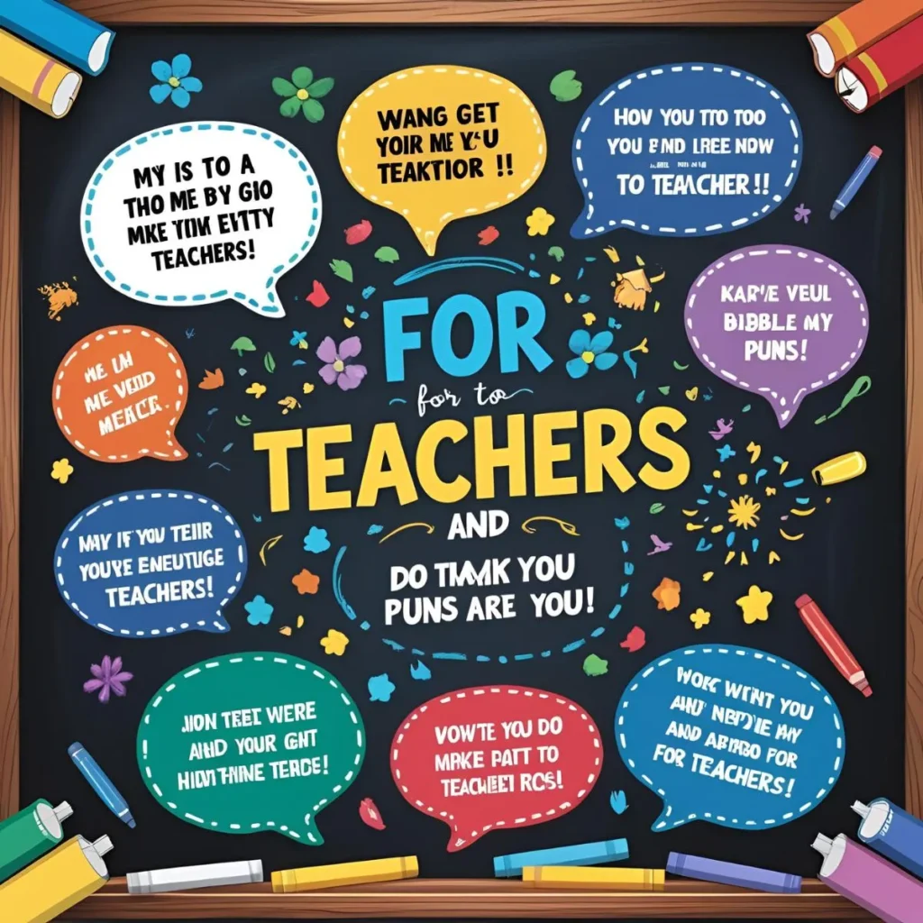 Bubble Puns for Teachers