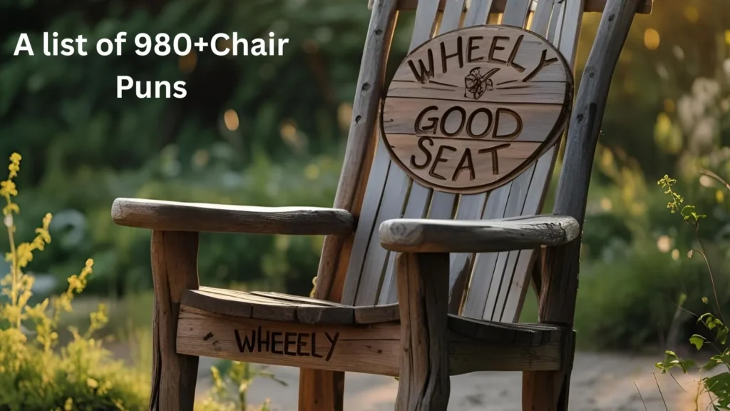 420+Chair Puns That Hold You Up Every Time
