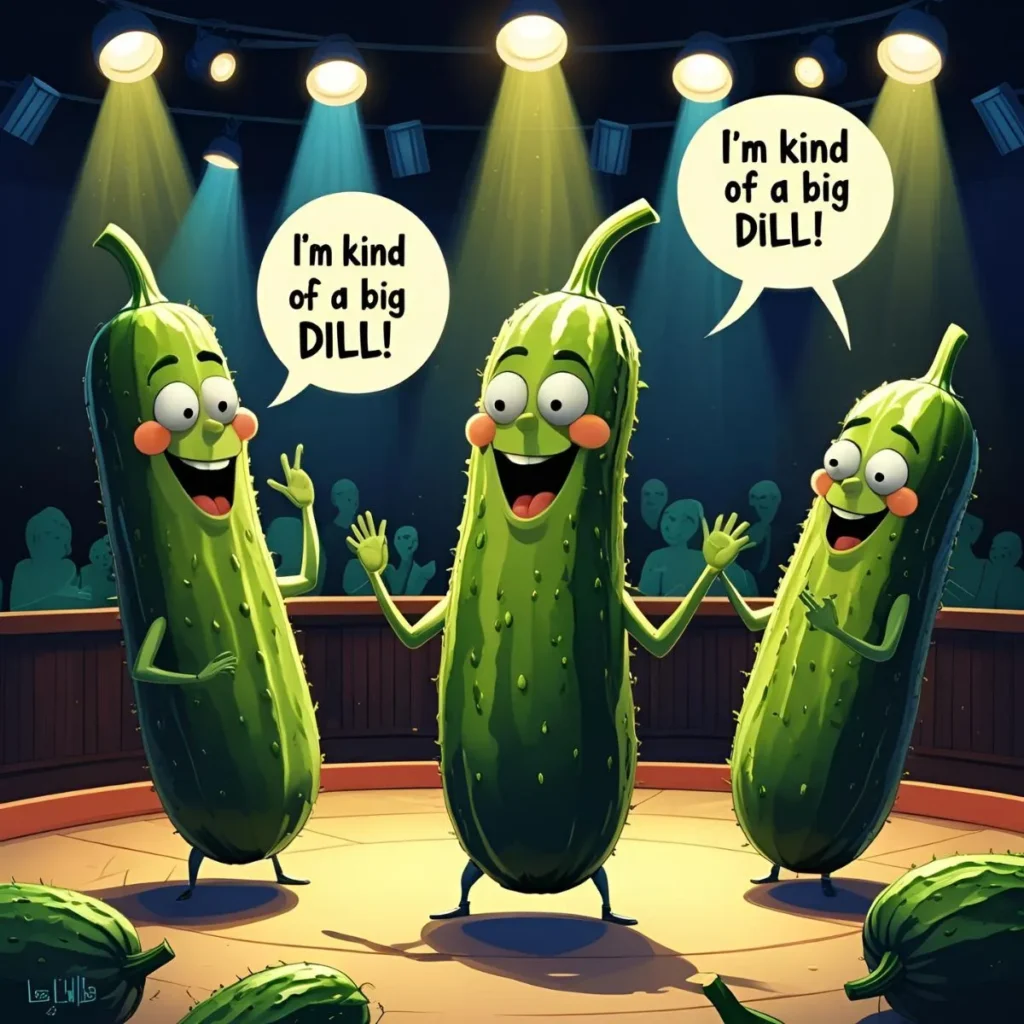 Cucumber Puns Captions