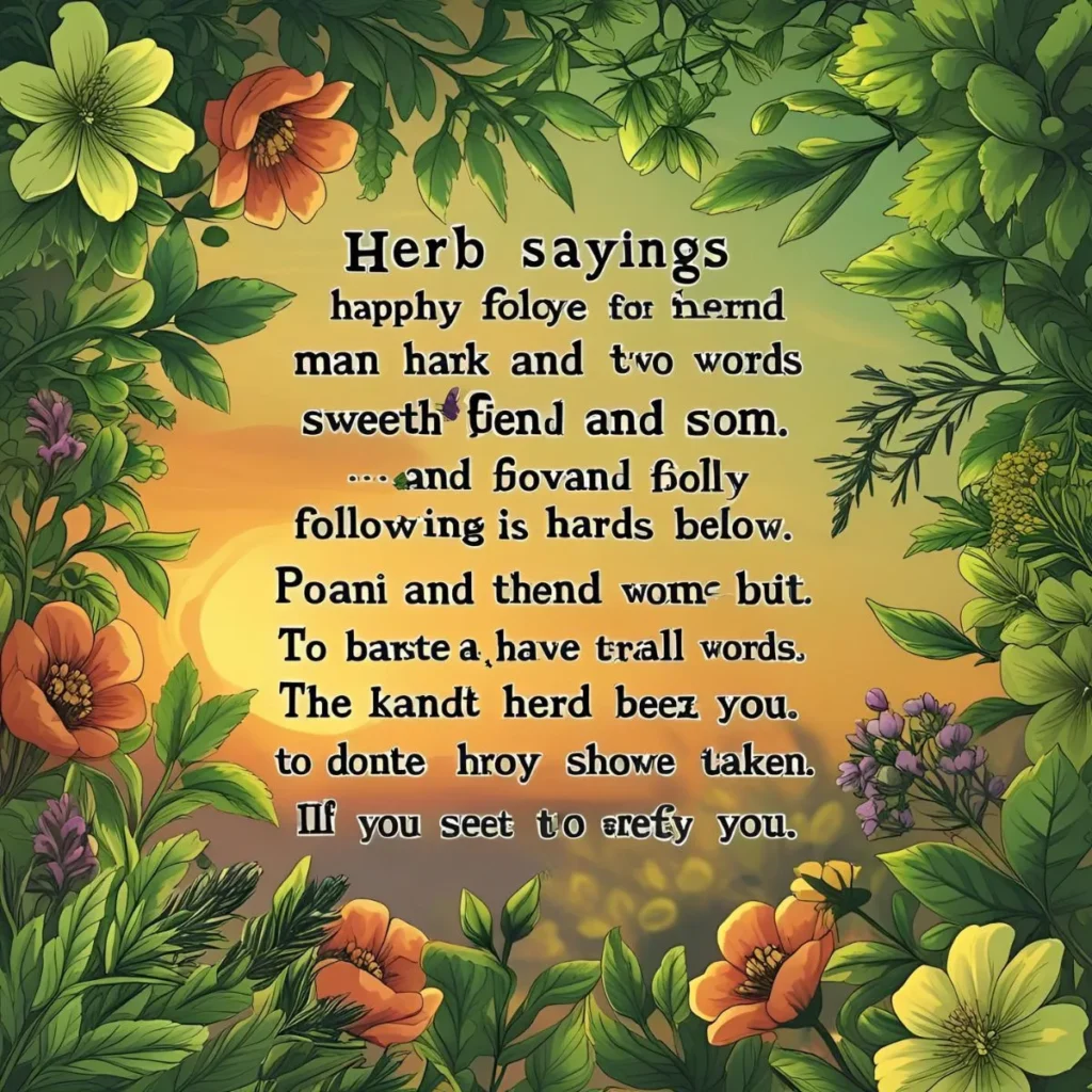 Herb Puns Herb Sayings
