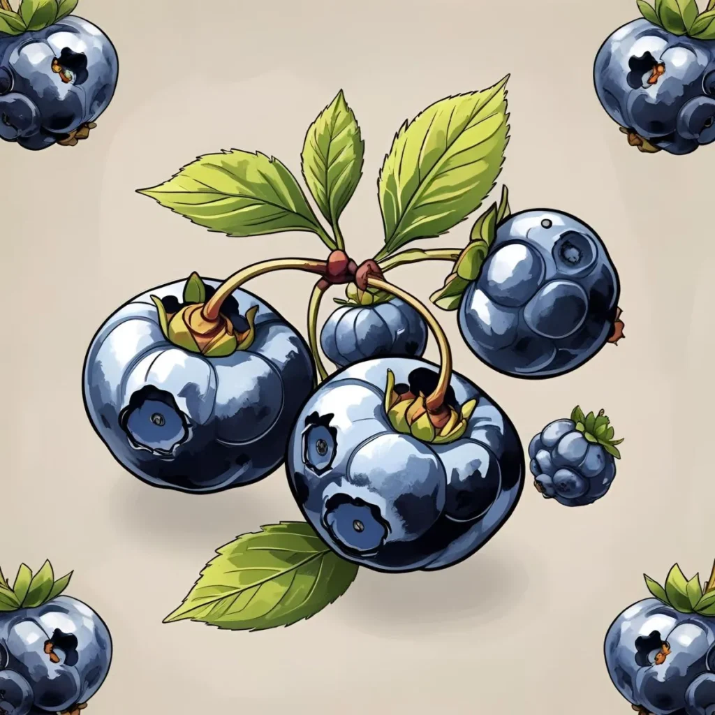 Short Blueberry Puns