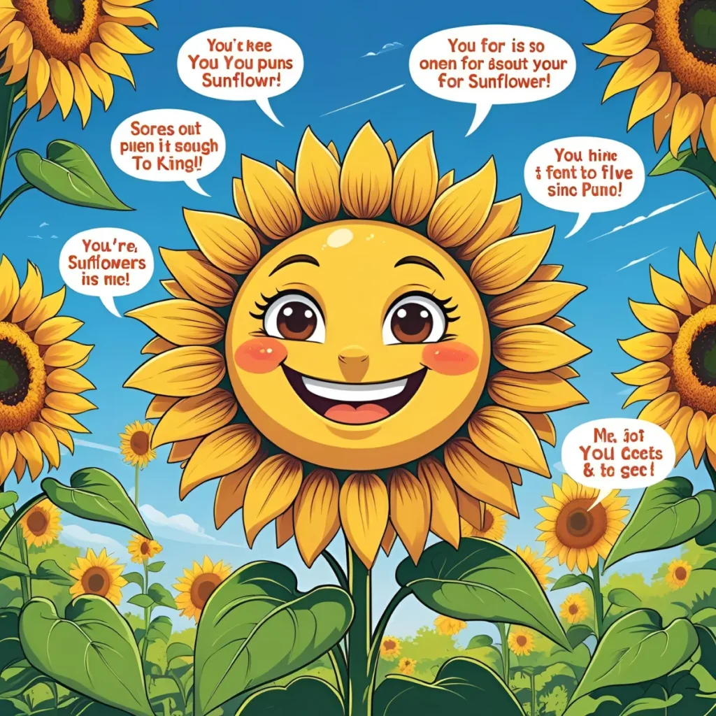 Sunflower Puns One Liners