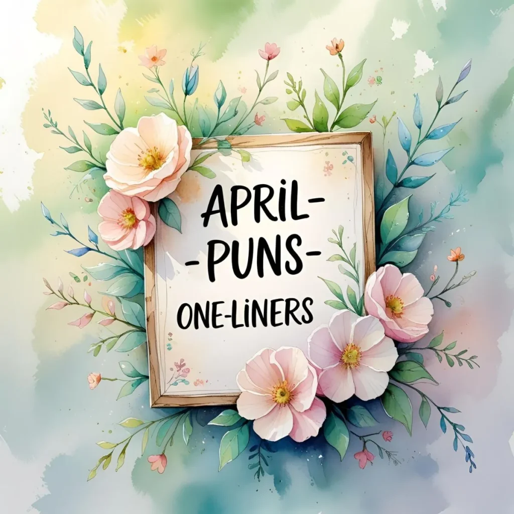 April Puns One-Liners