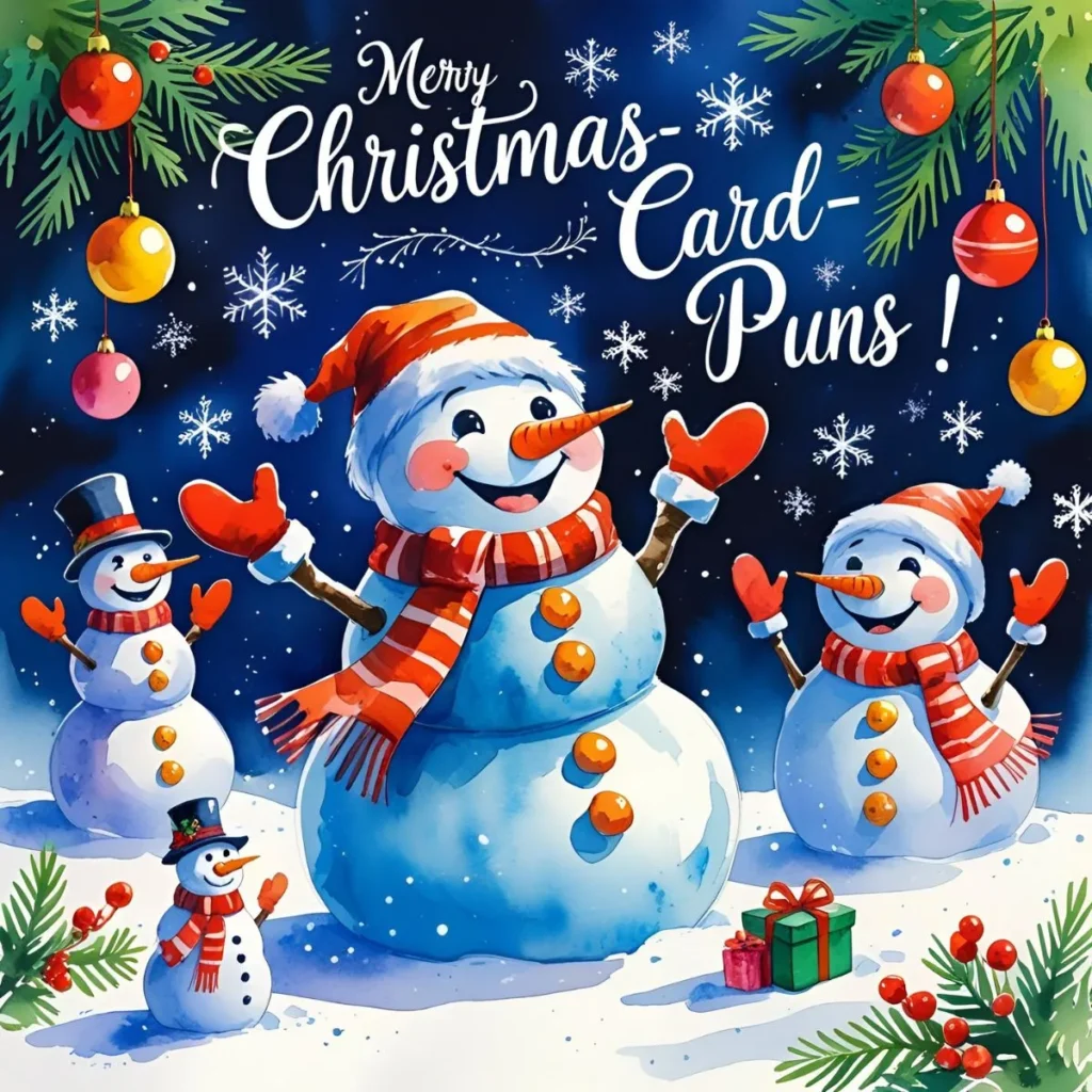 Christmas Card Puns