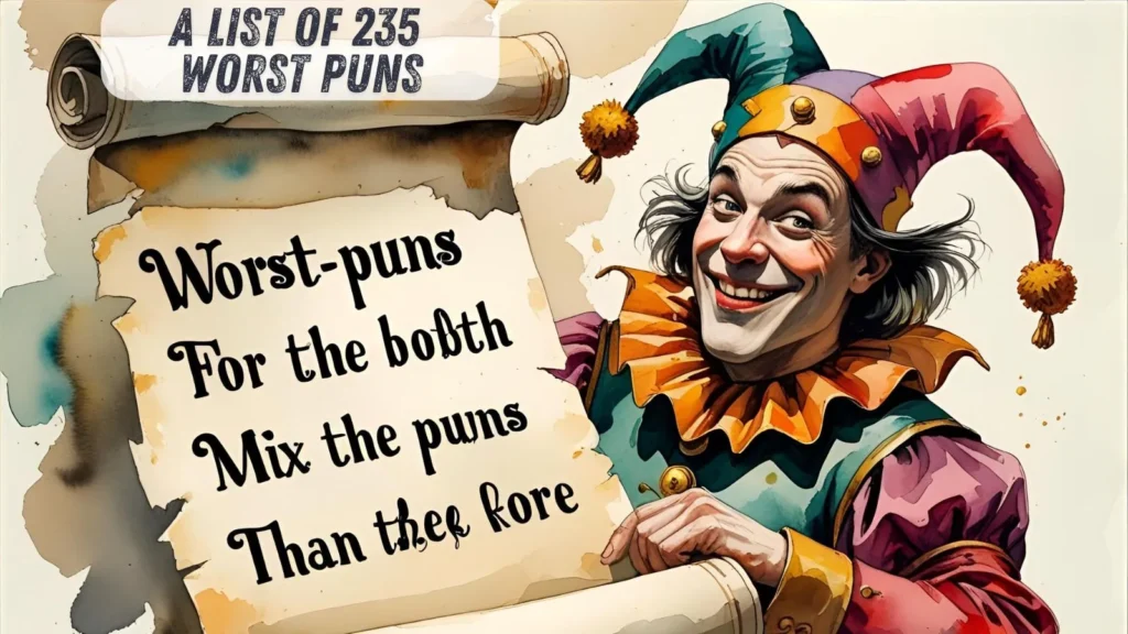 235+Worst Puns Ever Told in the History of Humor