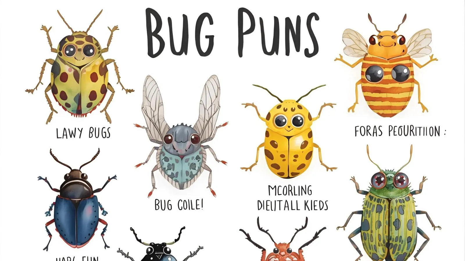 550+Bug Puns That Will Make You Crawl With Laughter 🐞