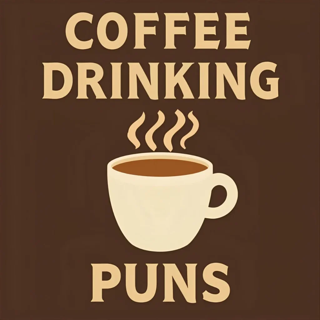 Coffee Drinking Puns
