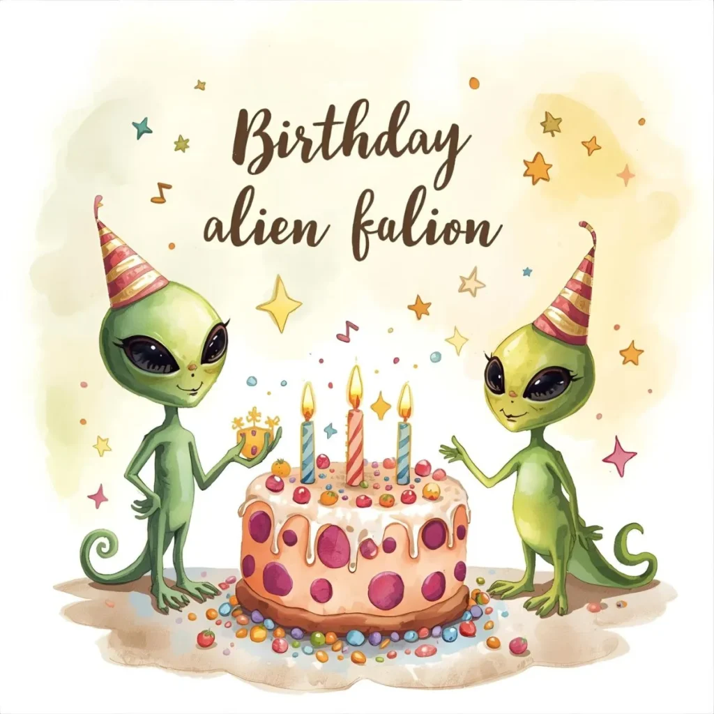 Alien Birthday Puns
