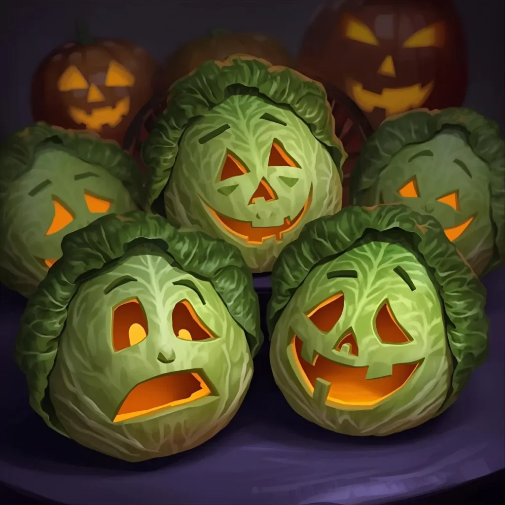 Cabbage Halloween Puns