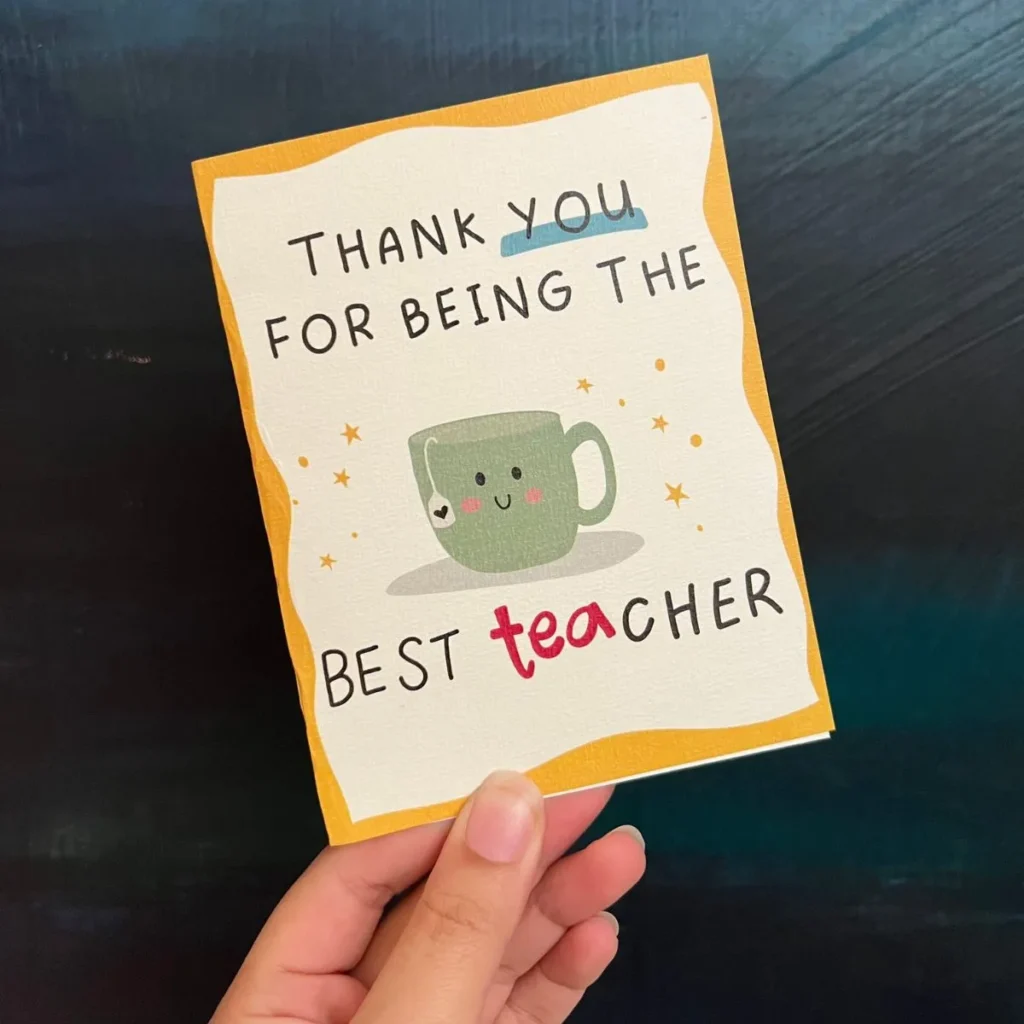 Teacher Gift Card Puns