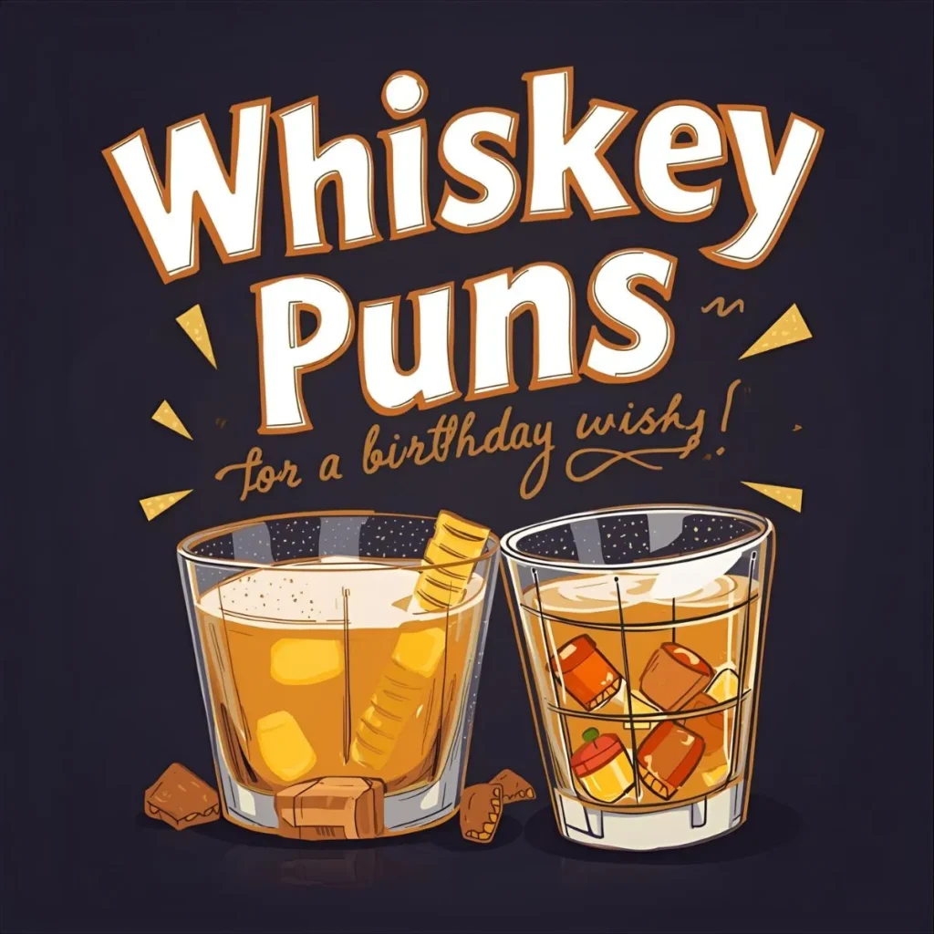 Whiskey Puns for Birthday Wishes