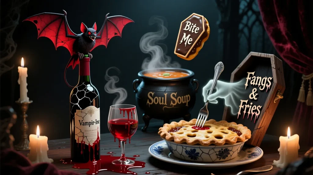 Vampire Food & Drink Puns