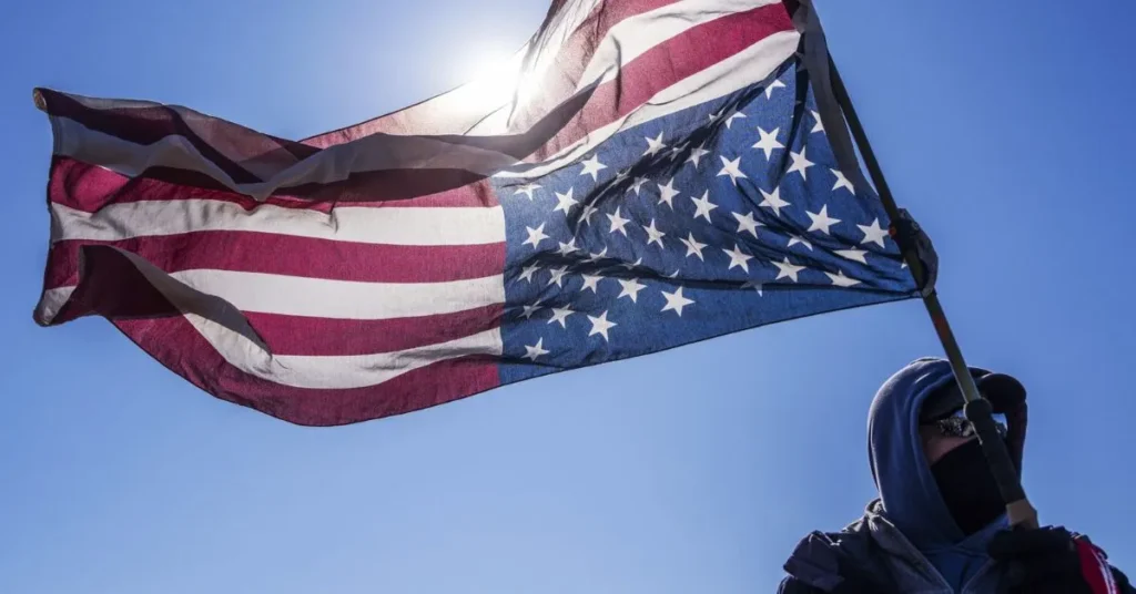 An Upside Down American Flag Mean